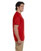 Gildan Adult Pocket T-Shirt red ModelSide