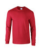 Gildan Adult 50/50 Long-Sleeve T-Shirt RED OFFront