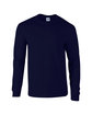 Gildan Adult 50/50 Long-Sleeve T-Shirt NAVY OFFront