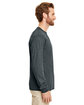 Gildan Adult 50/50 Long-Sleeve T-Shirt DARK HEATHER ModelSide