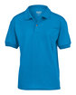 Gildan Youth 50/50 Jersey Polo SAPPHIRE OFFront