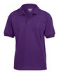 Gildan Youth 6 oz., 50/50 Jersey Polo purple OFFront
