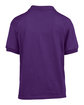 Gildan Youth 6 oz., 50/50 Jersey Polo purple OFBack