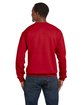 Gildan Adult Premium Cotton Ringspun Crew red ModelBack