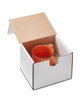 Prime Line 15oz Campfire Ceramic Mug In Mailer orange ModelSide
