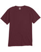 ComfortWash by Hanes Men's Garment-Dyed T-Shirt maroon FlatFront