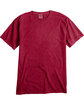 ComfortWash by Hanes Men's Garment-Dyed T-Shirt crimson fall FlatFront