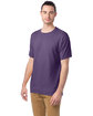 ComfortWash by Hanes Men's Garment-Dyed T-Shirt grape soda ModelQrt