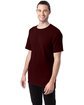 ComfortWash by Hanes Men's Garment-Dyed T-Shirt maroon ModelQrt