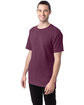 ComfortWash by Hanes Men's Garment-Dyed T-Shirt purple plm raisn ModelQrt