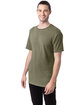 ComfortWash by Hanes Men's Garment-Dyed T-Shirt faded fatigue ModelQrt