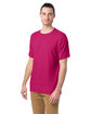 ComfortWash by Hanes Men's Garment-Dyed T-Shirt peony pink ModelQrt