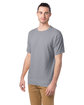 ComfortWash by Hanes Men's Garment-Dyed T-Shirt silverstone ModelQrt