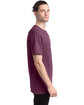 ComfortWash by Hanes Men's Garment-Dyed T-Shirt purple plm raisn ModelSide