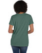 ComfortWash by Hanes Ladies' V-Neck T-Shirt CYPRESS GREEN ModelBack