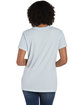 ComfortWash by Hanes Ladies' V-Neck T-Shirt SOOTHING BLUE ModelBack
