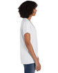 ComfortWash by Hanes Ladies' V-Neck T-Shirt WHITE PFD ModelSide