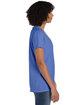 ComfortWash by Hanes Ladies' V-Neck T-Shirt DEEP FORTE BLUE ModelSide