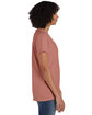 ComfortWash by Hanes Ladies' V-Neck T-Shirt MAUVE ModelSide