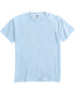 ComfortWash by Hanes Unisex Garment-Dyed T-Shirt with Pocket SOOTHING BLUE FlatFront