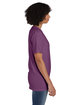 ComfortWash by Hanes Unisex Garment-Dyed T-Shirt with Pocket PURPLE PLM RAISN ModelSide