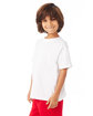 ComfortWash by Hanes Youth Garment-Dyed T-Shirt WHITE PFD ModelQrt