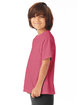 ComfortWash by Hanes Youth Garment-Dyed T-Shirt CORAL CRAZE ModelSide