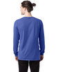 ComfortWash by Hanes Unisex Garment-Dyed Long-Sleeve T-Shirt DEEP FORTE ModelBack