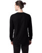 ComfortWash by Hanes Unisex Garment-Dyed Long-Sleeve T-Shirt black ModelBack