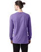 ComfortWash by Hanes Unisex Garment-Dyed Long-Sleeve T-Shirt LAVENDER ModelBack