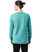 ComfortWash by Hanes Unisex Garment-Dyed Long-Sleeve T-Shirt mint ModelBack