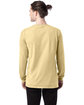 ComfortWash by Hanes Unisex Garment-Dyed Long-Sleeve T-Shirt SUMMER SQSH YLW ModelBack