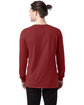 ComfortWash by Hanes Unisex Garment-Dyed Long-Sleeve T-Shirt CAYENNE ModelBack