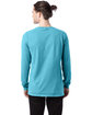 ComfortWash by Hanes Unisex Garment-Dyed Long-Sleeve T-Shirt freshwater ModelBack