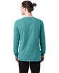 ComfortWash by Hanes Unisex Garment-Dyed Long-Sleeve T-Shirt spanish moss ModelBack