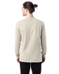 ComfortWash by Hanes Unisex Garment-Dyed Long-Sleeve T-Shirt parchment ModelBack