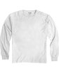 ComfortWash by Hanes Unisex Garment-Dyed Long-Sleeve T-Shirt WHITE FlatFront