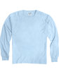 ComfortWash by Hanes Unisex Garment-Dyed Long-Sleeve T-Shirt SOOTHING BLUE FlatFront