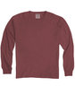 ComfortWash by Hanes Unisex Garment-Dyed Long-Sleeve T-Shirt CAYENNE FlatFront