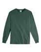 ComfortWash by Hanes Unisex Garment-Dyed Long-Sleeve T-Shirt field green OFFront