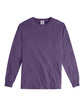 ComfortWash by Hanes Unisex Garment-Dyed Long-Sleeve T-Shirt GRAPE SODA OFFront