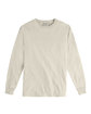 ComfortWash by Hanes Unisex Garment-Dyed Long-Sleeve T-Shirt parchment OFFront