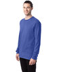 ComfortWash by Hanes Unisex Garment-Dyed Long-Sleeve T-Shirt DEEP FORTE ModelQrt