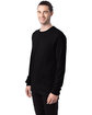 ComfortWash by Hanes Unisex Garment-Dyed Long-Sleeve T-Shirt black ModelQrt