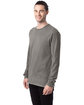 ComfortWash by Hanes Unisex Garment-Dyed Long-Sleeve T-Shirt CONCRETE ModelQrt