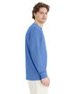 ComfortWash by Hanes Unisex Garment-Dyed Long-Sleeve T-Shirt porch blue ModelSide