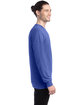 ComfortWash by Hanes Unisex Garment-Dyed Long-Sleeve T-Shirt DEEP FORTE ModelSide