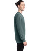 ComfortWash by Hanes Unisex Garment-Dyed Long-Sleeve T-Shirt CYPRESS GREEN ModelSide