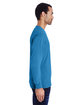 ComfortWash by Hanes Unisex Garment-Dyed Long-Sleeve T-Shirt summer sky blue ModelSide