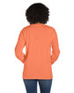 ComfortWash by Hanes Unisex Garment-Dyed Long-Sleeve T-Shirt with Pocket HORIZON ORANGE ModelBack